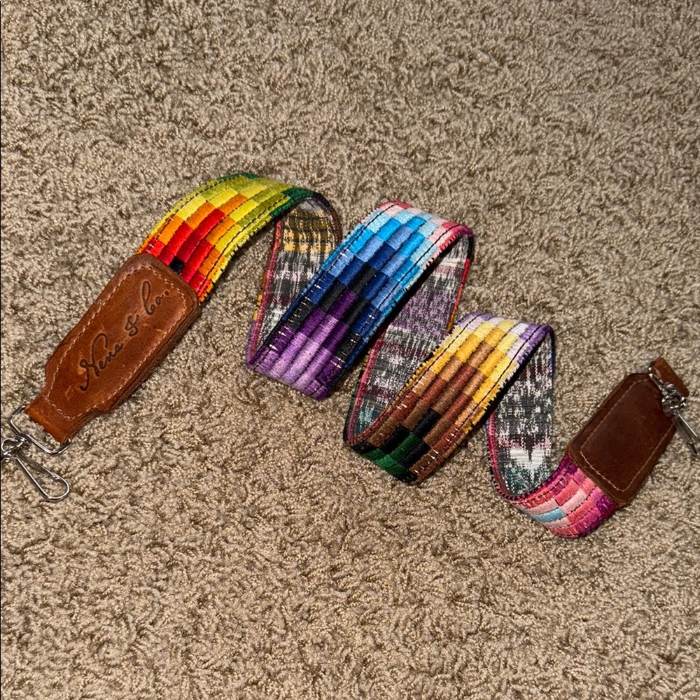 Colorful Woven Bag Strap by Nena & Co